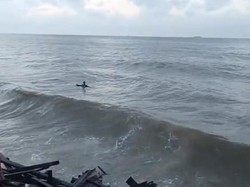 Gelombang Capai 2 Meter, Nelayan di Perairan Kaltim Diminta Waspada