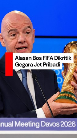 Video: Mondar-Mandir Naik Jet Pribadi Nonton Pildun, Bos FIFA Dikritik!
