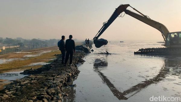 Potret Tanggul Lumpur Lapindo Bocor di Titik 10D