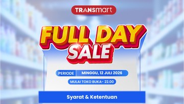 Transmart Kembali Gelar Diskon Gede Besok, Full Day Sale 50%+20%
