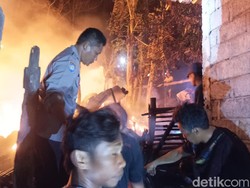 ODGJ Diduga Bakar Jerami, Rumah Janda di Dompu Ludes Terbakar