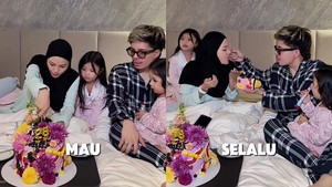 Ulang Tahun ke-28, Aurel Hermansyah Dapat Kejutan Kue Spesial dari Atta Halilintar