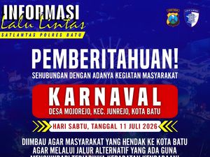 Mau ke Kota Batu? Cek Jalur Alternatif Hindari Karnaval Mojorejo Hari Ini