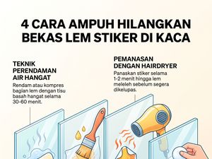 4 Cara Ampuh Hilangkan Bekas Lem Stiker di Permukaan Kaca