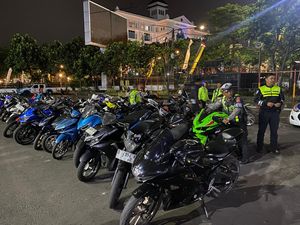 Pakai Knalpot Brong, Polisi Amankan 53 Motor di Bandung