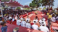 Tarian Sakral hingga Baleganjur Meriahkan Parade Seni Budaya Desa Adat Bedha