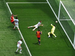 Babak I Selesai, Spanyol Vs Belgia 1-1