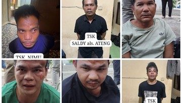 9 Tersangka Narkoba Penyerang Polisi di Katingan Dibekuk, Ini Perannya