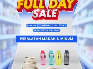 Alat Makan & Minum Murah Meriah di Transmart Full Day Sale