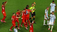 Soal Kartu Merah Embolo, Pelatih Argentina: Keberuntungan Kami