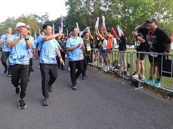 Kapolda Sumsel & Forkopimda Sapa Ribuan Peserta Sumsel Bhayangkara Run
