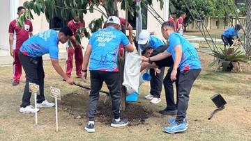 Kapolda Sumsel Pimpin Penanaman Pohon Dukung Pelestarian Lingkungan