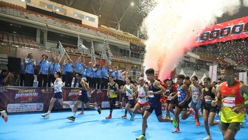 Sumsel Bhayangkara Run 2026 Disambut Antusias Warga, Diikuti 8.035 Peserta