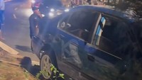 Sopir Sedan Penabrak Taman Tugu Muda Ternyata Dilarikan Teman ke RS