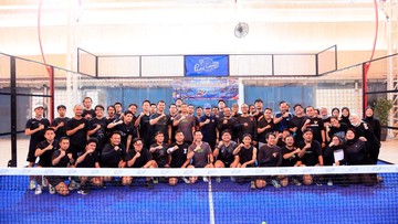 Perkuat Sinergitas, Polri Gandeng Jurnalis Gelar Turnamen Padel