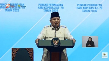 Prabowo Ungkit Kalah Pilpres: Tapi Gerakan Koperasi Bersama Saya