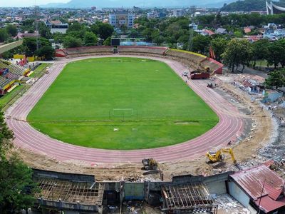 Stadion H Agus Salim Mulai Dibongkar