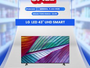 LG LED 43 UHD Smart TV Turun Harga, Nonton Piala Dunia Makin Dimanjakan