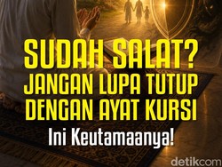 Sudah Salat? Jangan Lupa Tutup dengan Ayat Kursi