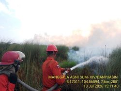 Karhutla di Ogan Ilir Meluas, 15 Hektare Lahan Terbakar