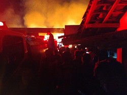 Kebakaran di Pasar Turen Malang Hanguskan Lapak Pedagang dan MCK