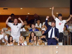 David Beckham Bela Muka Datar Victoria yang Dikritik saat Inggris Cetak Gol