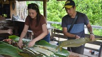 Kuliner Nasi Sinaworai Khas Minahasa, Cocok Buat Bekal Masuk ke Hutan