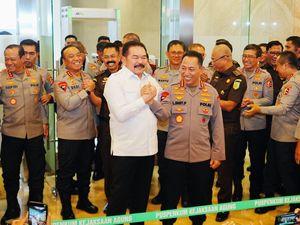 Bertemu Jaksa Agung, Kapolri Tegaskan Polri-Kejaksaan Tak Ada Masalah