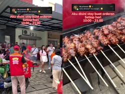 Anti Mainstream! Pesan Sate Babi Bisa Dibakar Langsung Depan Rumah