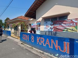 Hari Pertama Sekolah, SDN 8 Kranji Purwokerto Cuma Dapat 3 Murid Baru