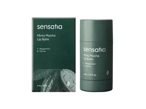 Sensatia Minty Mocha Lip Balm, Pelembap Bibir dengan Aroma Cokelat