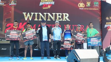 Sumsel Bhayangkara Run 2026 Dongkrak Ekonomi UMKM dan Sport Tourism