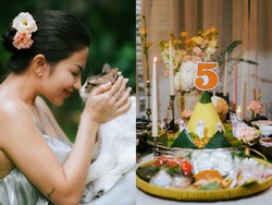 Ariel Tatum Potong Tumpeng Saat Rayakan Ultah Kucing, Ternyata Ada Tujuan Mulia