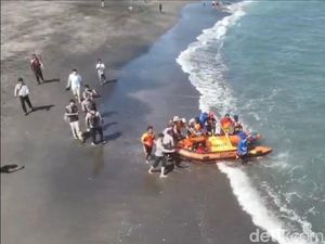 Drone Thermal Temukan Remaja Terseret Arus di Pantai Pererenan