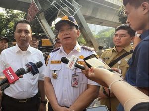 Truk Angkut Crane Tabrak JPO Tendean Bakal Diamankan ke Kantor Polisi