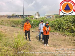 335 Titik Panas Terdeteksi di Muratara, BPBD Perkuat Mitigasi Karhutla