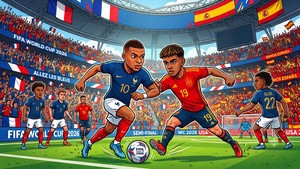 Link Streaming Semifinal Piala Dunia 2026 Prancis Vs Spanyol Dini Hari Nanti