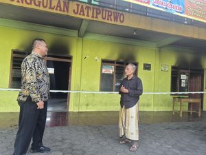 Ruang MTs NU 27 Unggulan Jatipurwo 2 Kali Terbakar, Ditemukan Galon Pertalite