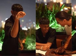 Lamine Yamal Makan Steak di Restoran Salt Bae, Sampai Disuapi Langsung!