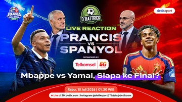 Ayo Tonton! d'Hattrick Live Reaction Prancis Vs Spanyol