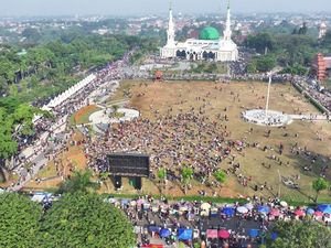 Pemkab Data PKL di Alun-alun Tegar Beriman Bogor, Berjualan Hanya Malam Hari