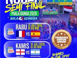 Jadwal dan Lokasi Nobar Semifinal Piala Dunia 2026 di Surabaya, Cek Sini