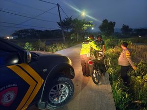 Bubarkan Balap Liar, Polisi Temukan Motor Tak Bertuan di Semak-semak Bogor