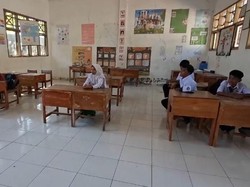 MPLS di SMPN 13 Parepare Sepi gegara Cuma Terima 7 Siswa Baru