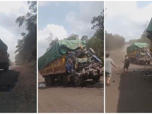 Truk Batu Bara Tabrakan di Muratara, Sopir Tewas Terjepit
