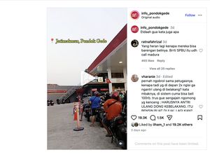 Viral Rombongan Suzuki Thunder Isi Bensin di SPBU Bikin Panjang Antrean