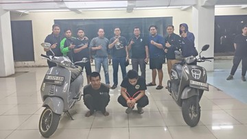 2 Maling Motor di 20 TKP Depok Ditangkap, 1 Pelaku Residivis