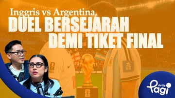 Inggris vs Argentina, Duel Bersejarah Demi Tiket Final