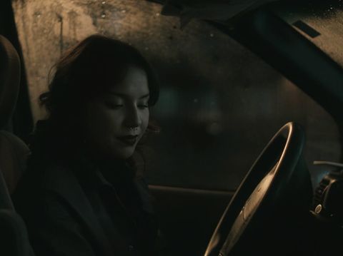 Film Obsession (2025) Megan Lawless sebagai Sarah dalam film Obsession (2025).