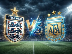 Jadwal Siaran Langsung Inggris Vs Argentina di Piala Dunia 2026 Main Dini Hari